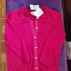 Fuchsia Kate spade cardigan brand new